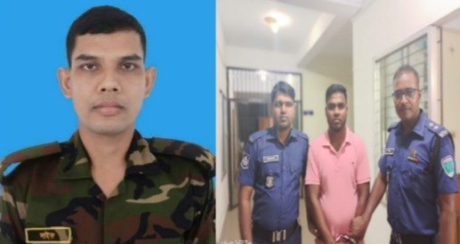 CNG driver arrested in connection with the death of an army man in a road accident in Kamalganj