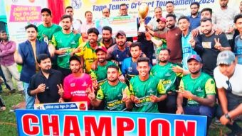 শ্রীমঙ্গলে ক্রিকেট টুর্ণামেন্টে ভানুগাছ ইউনাইটেড চ্যাম্পিয়ন