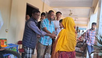 মৌলভীবাজারে মোঃ মাসুদ ফাউন্ডেশনের নিয়মিত মাসিক অনুদানের নগদ অর্থ বিতরণ