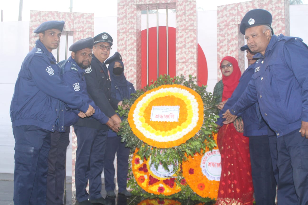 বাঘায় যথাযোগ্য মর্যাদায় মহান বিজয় দিবস উদযাপন 