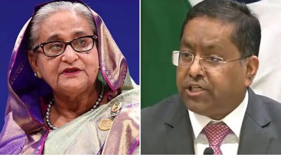 হাসিনাকে ফেরানোর চিঠি পেয়ে যা বলল ভারত