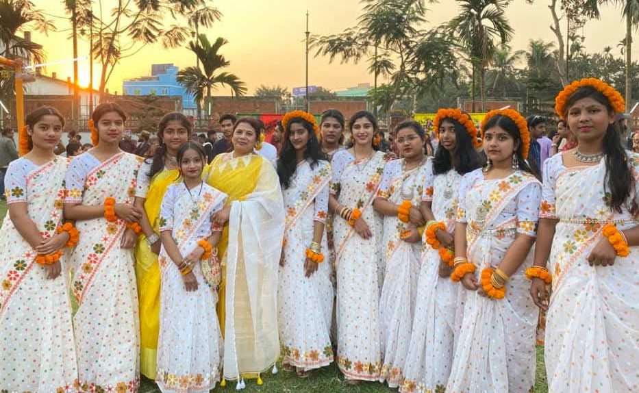 Spring festival is celebrated spontaneously in Sreemangal