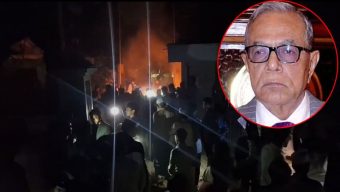 সাবেক রাষ্ট্রপতি আবদুল হামিদের বাসভবনে হামলা ভাঙচুর আগুন