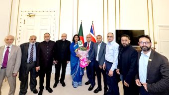 বাংলাদেশের হাইকমিশনে গ্রেটার সিলেট কমিউনিটি ইউকের স্মারকলিপি প্রদান