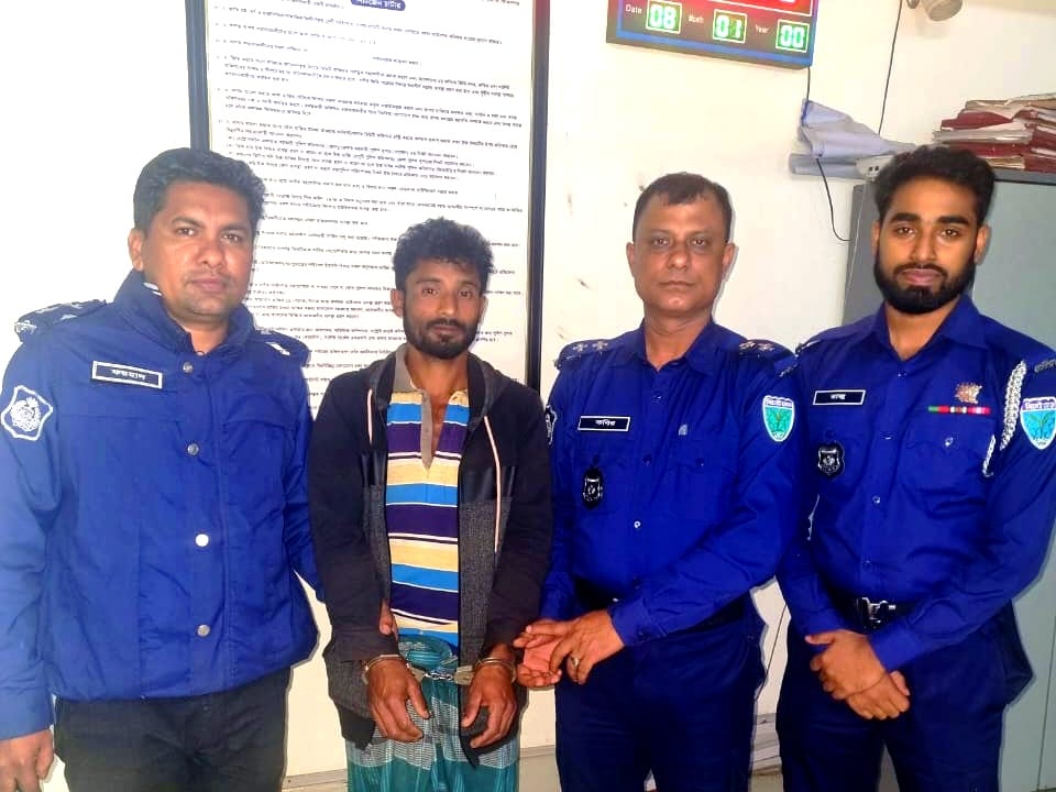 মৌলভীবাজারের জুড়ীতে সাজাপ্রাপ্ত আসামী গ্রেফতার