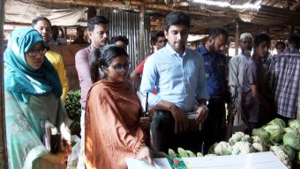 রাজনগরের মুন্সীবাজারে মনিটরিংকালে ৪ ব্যবসা প্রতিষ্ঠানে জরিমানা