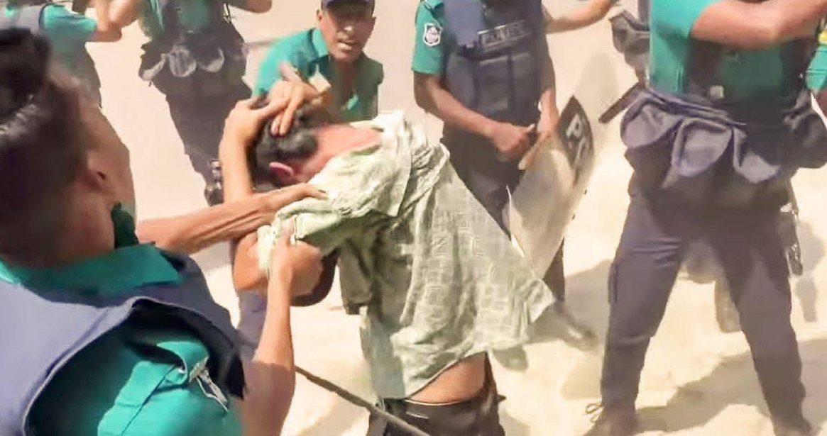 শ্রমিক-পুলিশ সংঘর্ষ, আহত ছাত্রনেতা দিলীপ রায়