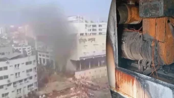 মুক্তিযুদ্ধ জাদুঘরে আগুন লেগে অর্ধ কোটি টাকার ক্ষতি হয়েছে