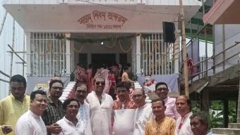 মৌলভীবাজারে লোকনাথ সেবাশ্রমে শিব মন্দিরের শুভ উদ্বোধন