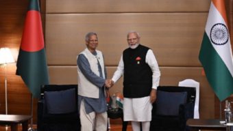 মোদির সঙ্গে বৈঠকে বসেছেন প্রধান উপদেষ্টা