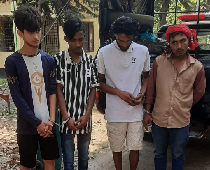 কালীগঞ্জে ৪ মাদকাসক্তকে ৭দিনের বিনাশ্রম কারাদণ্ড