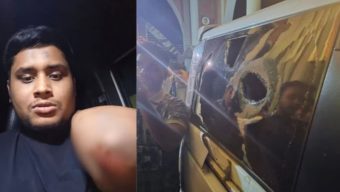 গাজীপুরে হাসনাত আব্দুল্লাহর গাড়িতে হামলা 