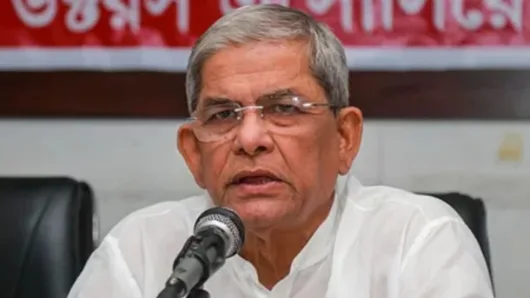 আওয়ামী লীগের কারণে বাংলাদেশ পানির ন্যায্য হিস্যা থেকে বঞ্চিত: মির্জা ফখরুল