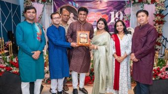 দাম্পত্য জীবনের উনিশ বছর পূর্ণ করলেন পুলিশ পরিদর্শক রিপন দে ও সহধর্মিণী রিতা রাণী দে 