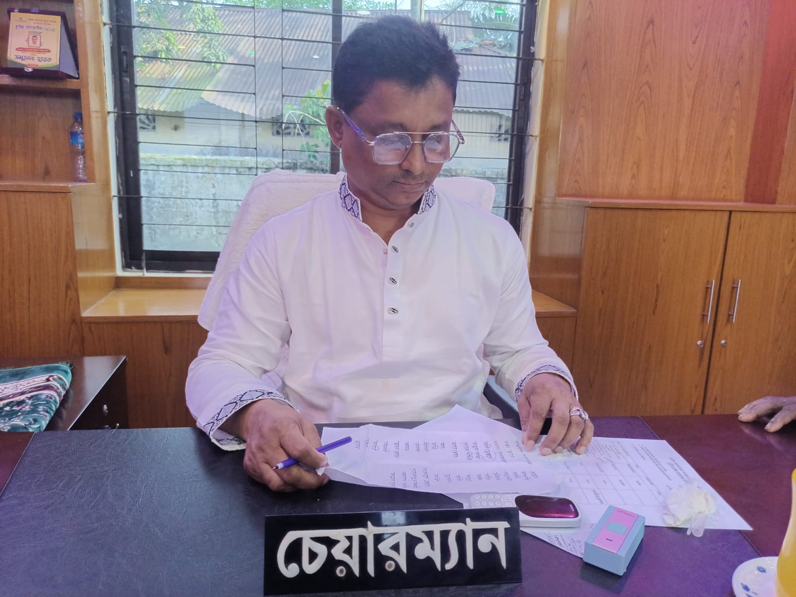 নাজিরাবাদ ইউনিয়নে কম্বল বিতরণে স্বচ্ছতা বজায় রেখে বিতরনের দাবি চেয়ারম্যানের