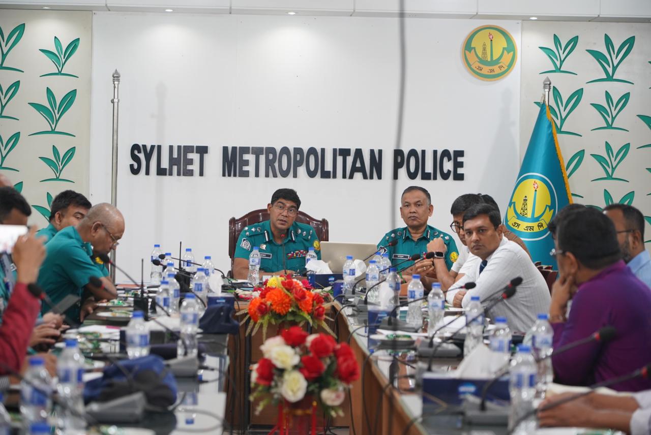 বুদ্ধ পূর্ণিমা উদযাপন উপলক্ষে বাংলাদেশ বৌদ্ধ যুব পরিষদ সিলেটের সাথে এসএমপির মতবিনিময় 