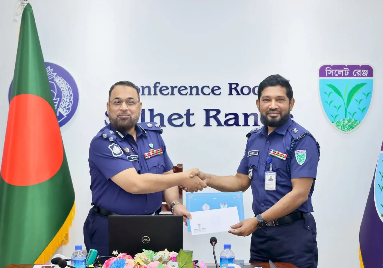 সিলেট রেঞ্জের শ্রেষ্ঠ জেলা মৌলভীবাজার, সেরা থানা সদর