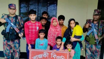 জুড়ীর ফুলতলা সীমান্তে নারী-শিশুসহ ১০ জনকে পুশইন করেছে বিএসএফ