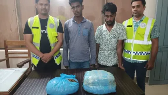 মৌলভীবাজারে ৩ কেজি গাঁজাসহ আটক-২