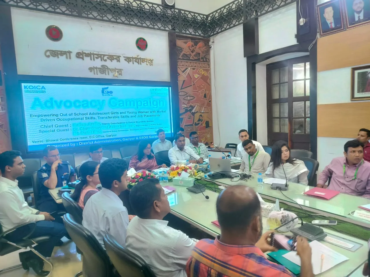 স্কুলবহির্ভূত কিশোরী ও তরুণীদের ক্ষমতায়ন গাজীপুরে অ্যাডভোকেসি ক্যাম্পেইন