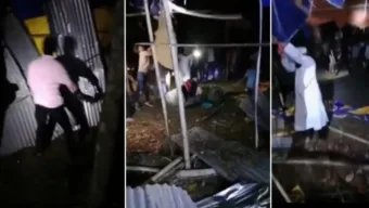 বরিশালে মেলা ও যাত্রার প্যান্ডেল ভাঙচুরের পর অগ্নিসংযোগ
