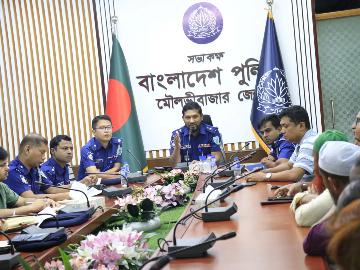মৌলভীবাজারে পশুর হাটের নিরাপত্তা সংক্রান্তে মতবিনিময় সভা