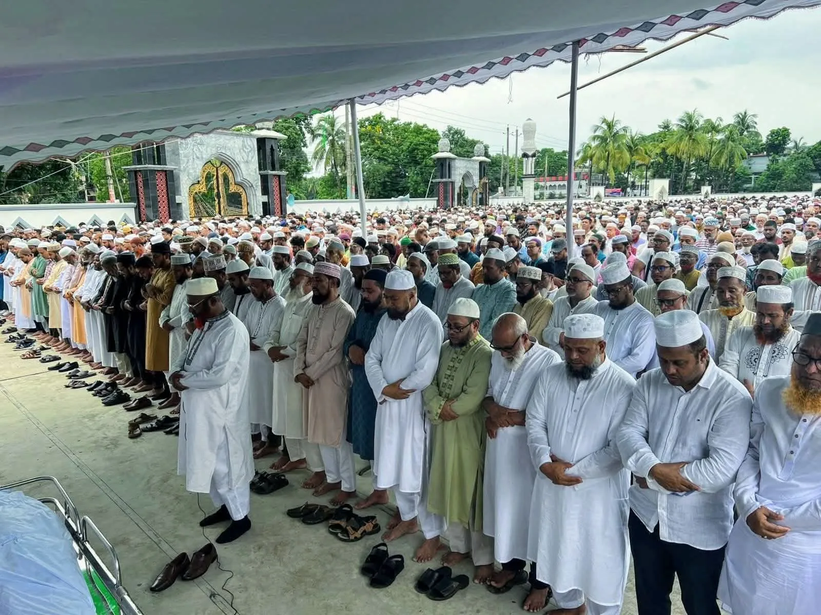 জমায়াতের প্রবীণ নেতা দেওয়ান সিরাজুল ইসলাম মতলিব-এর জানাজা সম্পন্ন