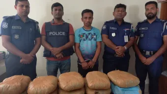 কমলগঞ্জে ১০ কেজি গাঁজাসহ এক মাদক কারবারি আটক