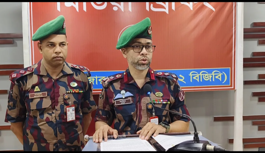 সীমান্তের সার্বিক বিষয় নিয়ে ৫২ বিজিবি’র মিডিয়া ব্রিফিং