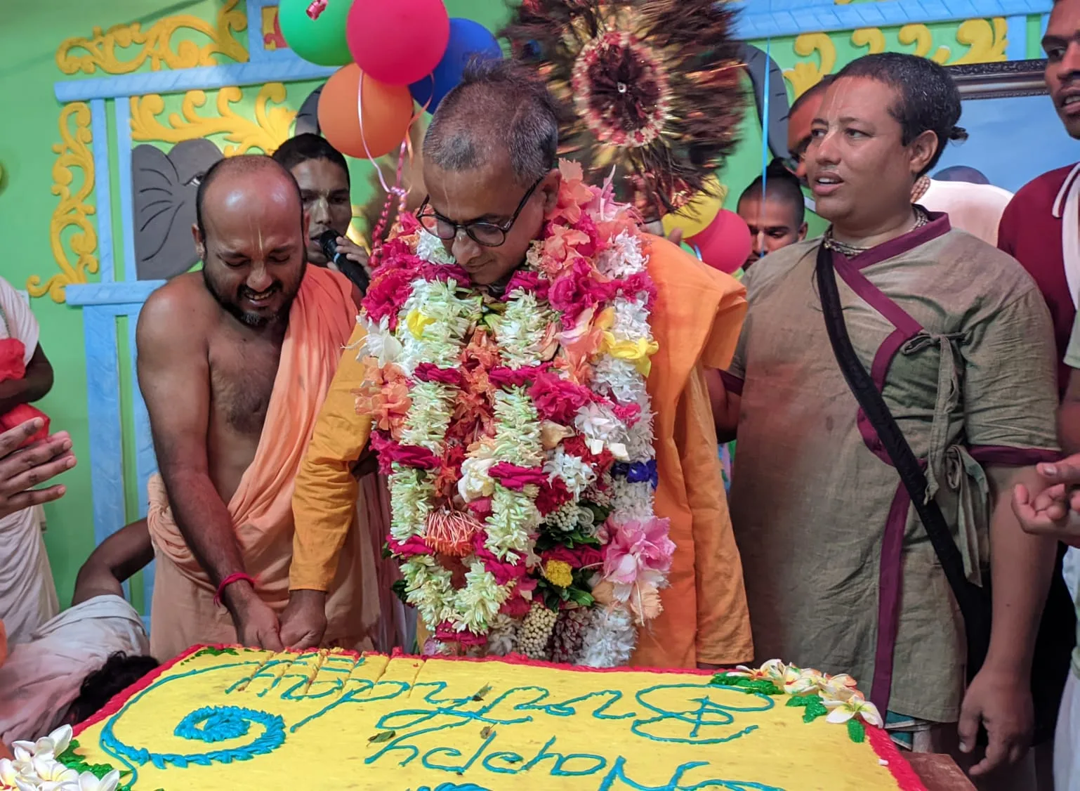 বাহুবলে -শ্রী শ্রী শচীমাতা স্মৃতি তীর্থ ধামে অধ্যক্ষের শুভ আবির্ভাব তিথি ২০২৫ পালিত