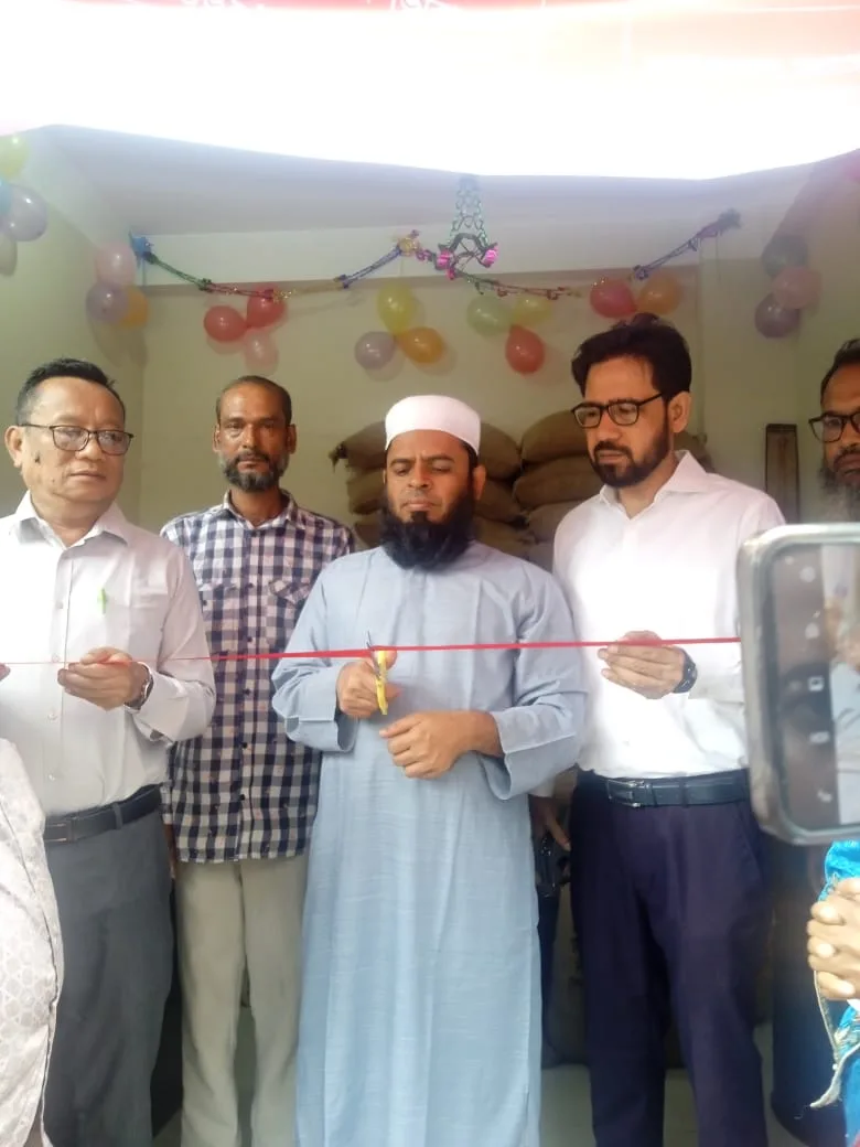 মৌলভীবাজার পৌরসভার ১নং ওয়ার্ডে খোলা বাজারে ও.এম.এস কার্যক্রমের শুভ উদ্বোধন