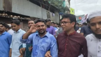 বিএনপি এখন চাঁদাবাজের দলে পরিণত হয়েছে: নাহিদ ইসলাম