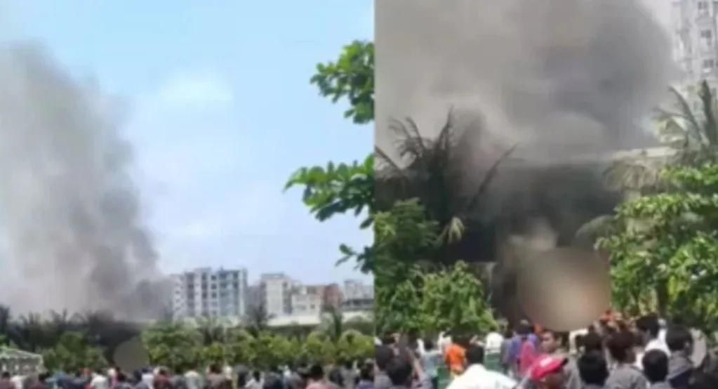 বিমান বিধ্বস্তে মাইলস্টোন কলেজের ক্লাসরুম ক্ষতিগ্রস্ত