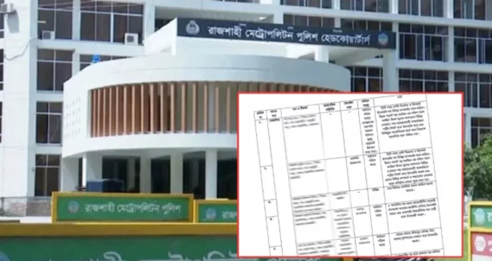 রাজশাহীতে ‘চাঁদাবাজের’ তালিকা’য় বিএনপি–জামায়াতের ৫০ জন, জেলাজুড়ে তোলপাড়