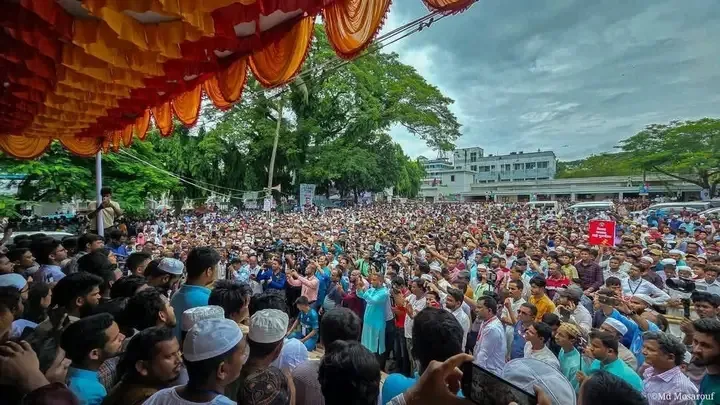 নেত্রকোণায় এনসিপির পদযাত্রা অনুষ্ঠিত