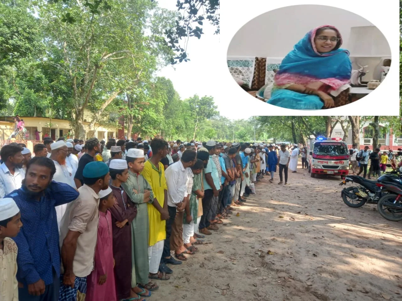 বিমান দূর্ঘটনায় নিহত মাইলস্টোন কলেজের শিক্ষিকা মাহেরীন চৌধুরী’র জানাযা সম্পন্ন