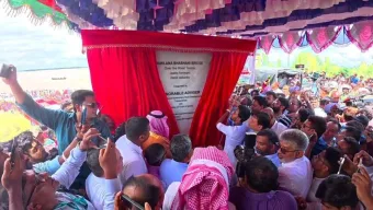 গাইবান্ধায় অবশেষে উন্মোচিত হলো বহুল প্রত্যাশিত মওলানা ভাসানী সেতু