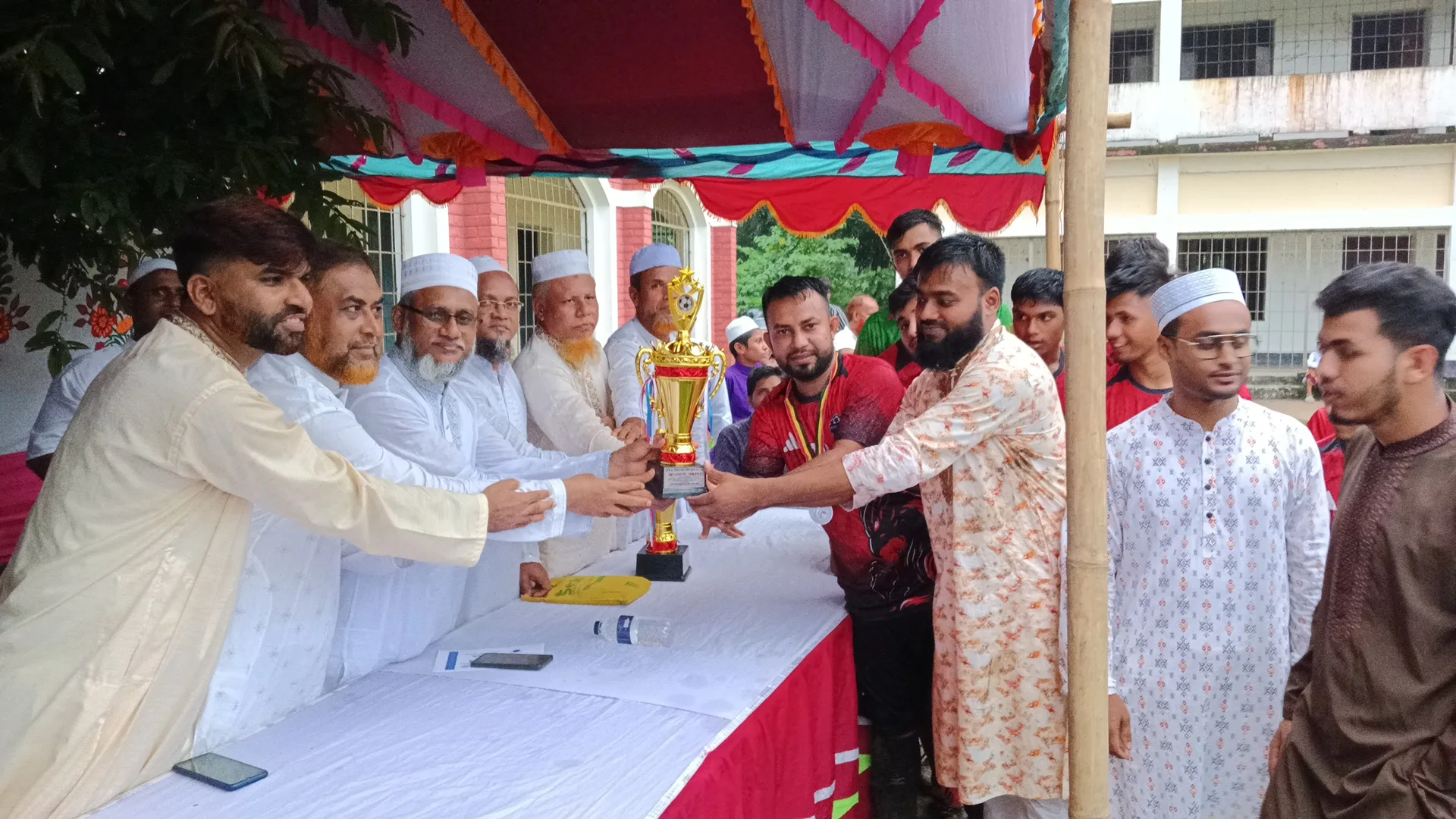 জুলাই শহীদদের স্মরণে প্রীতি ফুটবল ম্যাচ