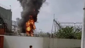 Fire breaks out at Shahjibazar PDB grid switching station in Habiganj, power cut, Habiganj district in darkness even after 15 hours.