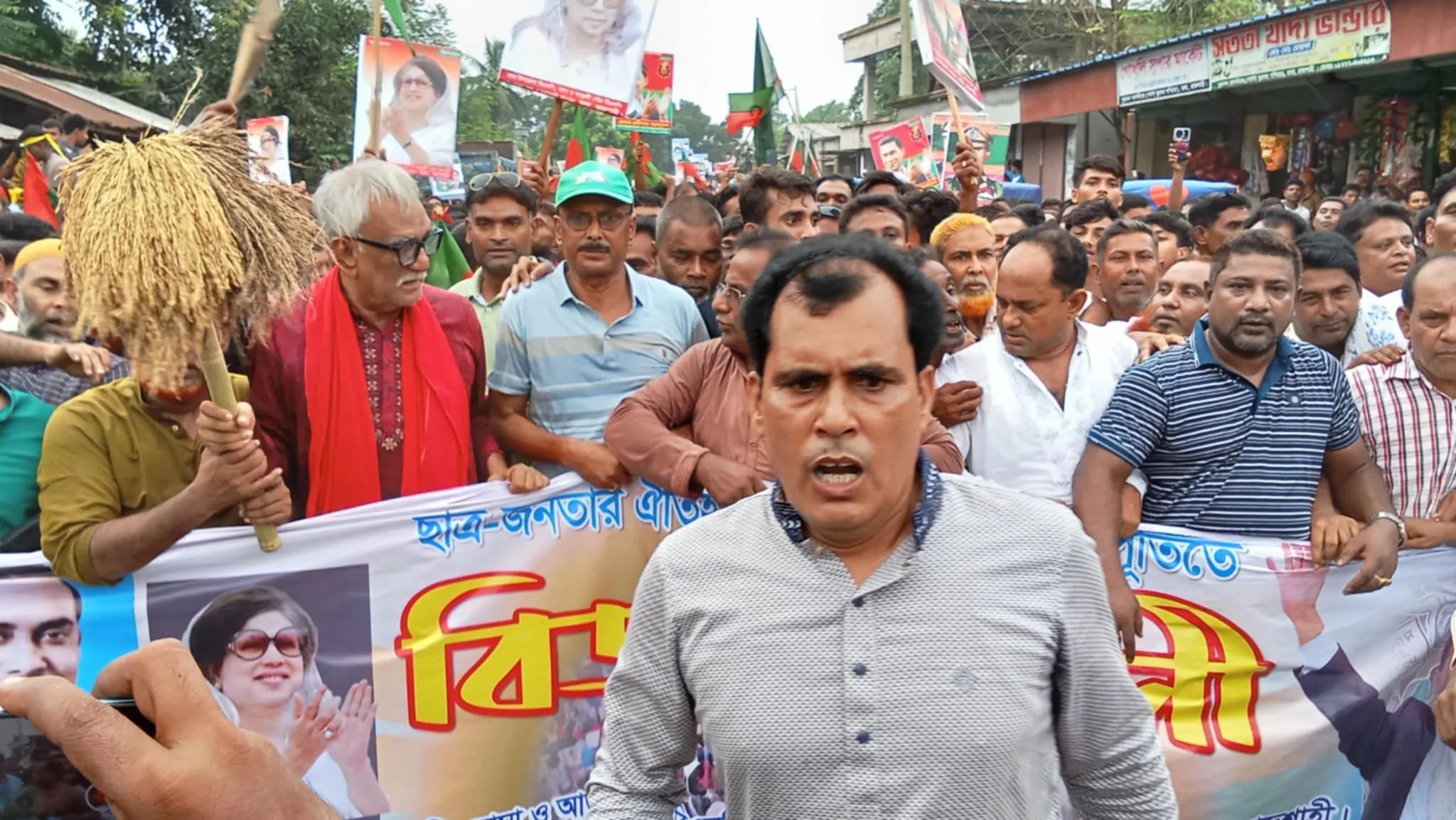 বাঘায় ২৪ এর গণঅভ্যুত্থান এর বর্ষপূর্তি উদযাপন 
