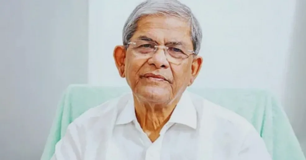 রাজনৈতিক ও অর্থনৈতিক মুক্তির জন্য জাতীয় নির্বাচনের বিকল্প নেই: মির্জা ফখরুল
