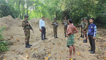 শ্রীমঙ্গলে অবৈধ বালু উত্তোলনে মোবাইল কোর্টের অভিযান: জব্দ ৫০০ ঘনফুট বালু