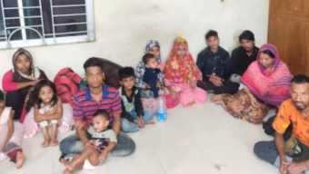বড়লেখায় বিএসএফের পুশইনকৃত ১৬ জনকে থানায় সোপর্দ বিজিবি