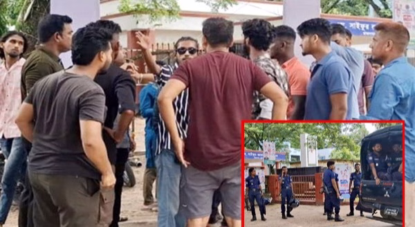 স্বেচ্ছাসেবক দলের কর্মীসভা বাঁধার মুখে স্বেচ্ছাসেবক দলের অন্য পক্ষ!