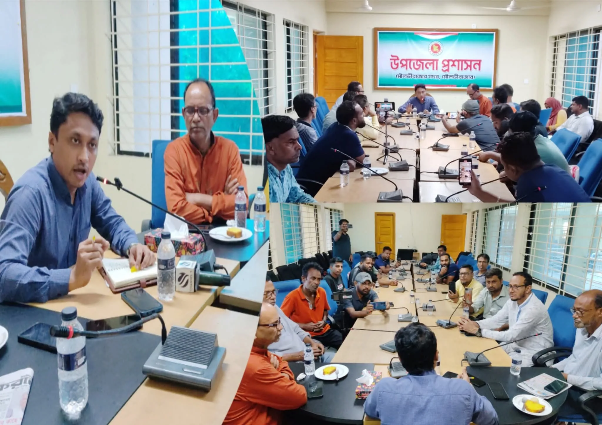 মৌলভীবাজারে নবাগত ইউএনও’র সাথে সাংবাদিক ইউনিয়নের মতবিনিময়