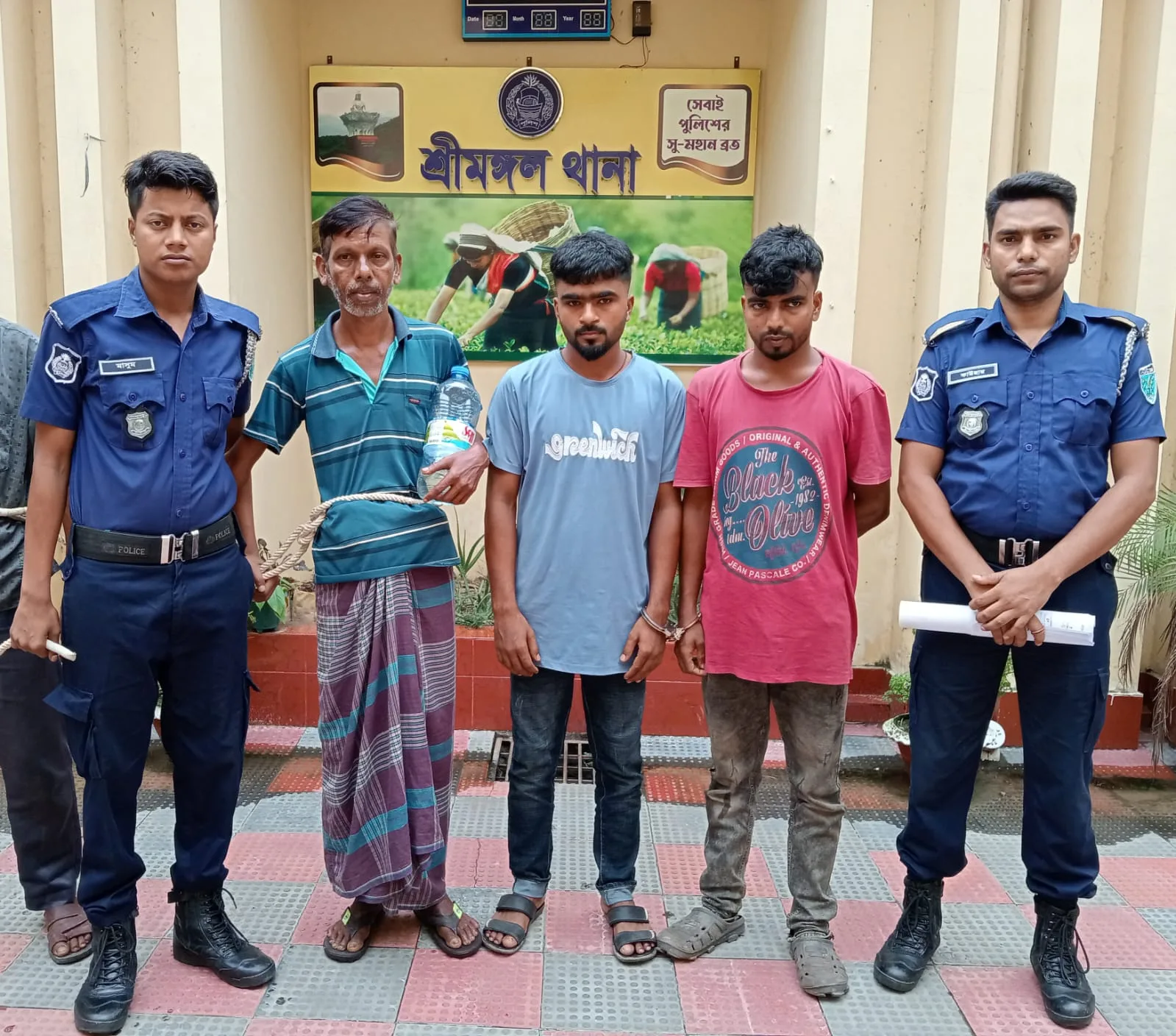 শ্রীমঙ্গলে সাজাপ্রাপ্ত তিন আসামি গ্রেফতার