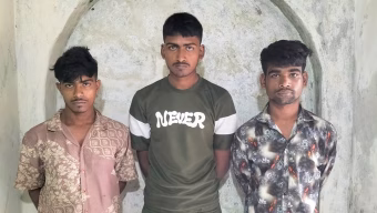 Three Robbers arrested from the roof of the Upavan Express