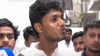 শিবির প্রার্থি ‘সাদিক কায়েম ও ফরহাদের ব্যালটে আগে থেকে ক্রস চিহ্ন দেয়া হয়েছে’ : ছাত্রদল  প্রার্থী আবিদুল ইসলাম খান