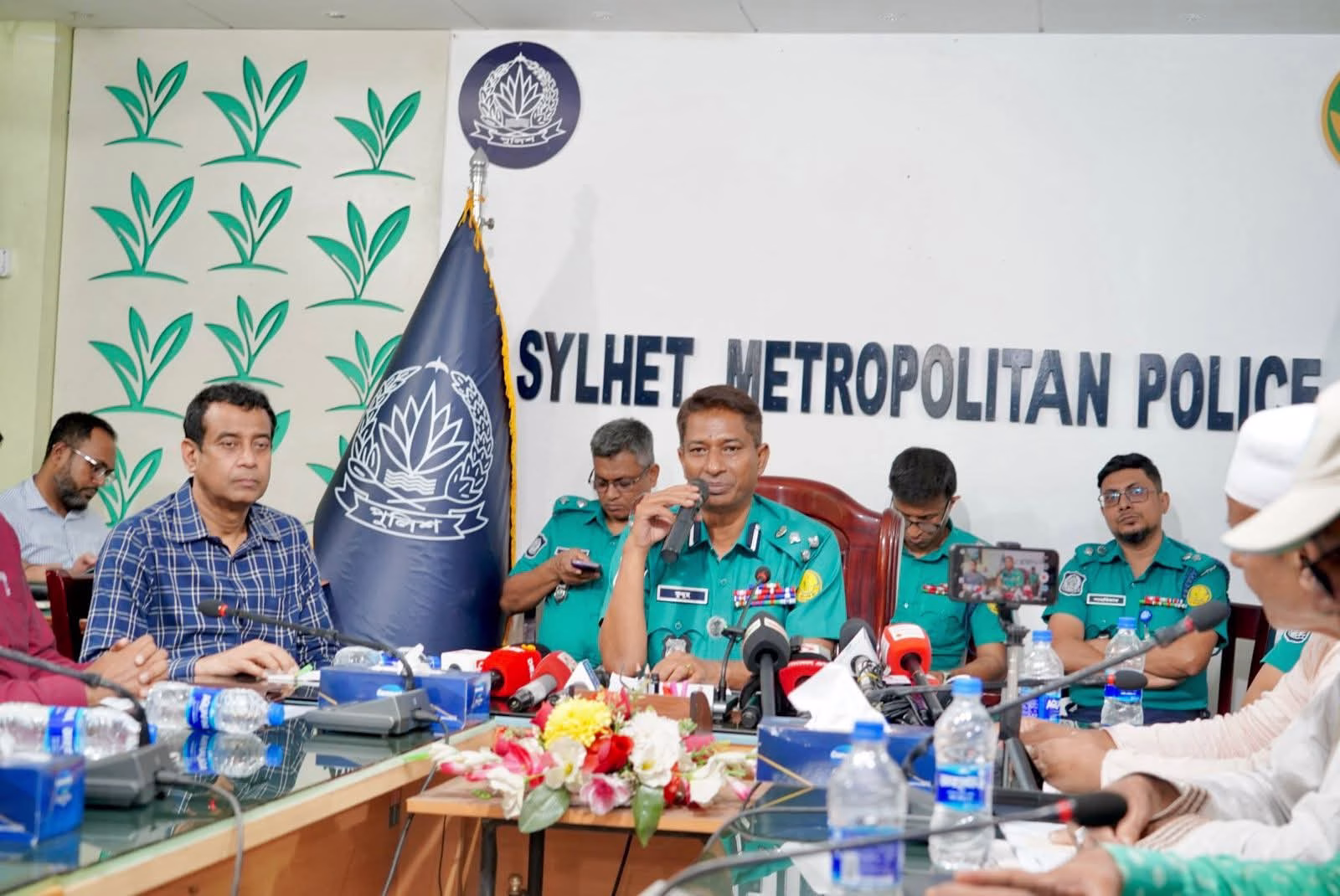 সিলেটের নবনিযুক্ত পুলিশ কমিশনার এর সাথে সাংবাদিকদের মতবিনিময় সভা অনুষ্ঠিত