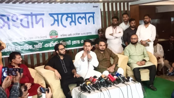 সিলেটে এনসিপির সাংবাদিক সন্মেলনে সারজিস আলম
